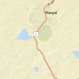 Hangal Street Map