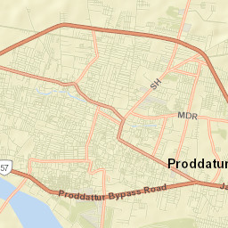 Proddatur Street Map