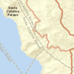 Municipio de Santa Catarina Palopó Street Map