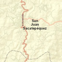San Juan Sacatepéquez Street Map