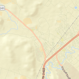 Pak Chong Street Map