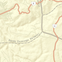 Santo Domingo Xenacoj Street Map