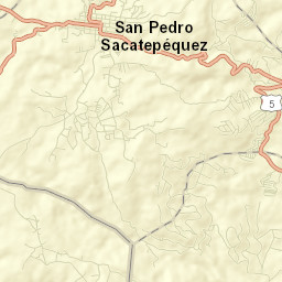 San Pedro Sacatepéquez Street Map