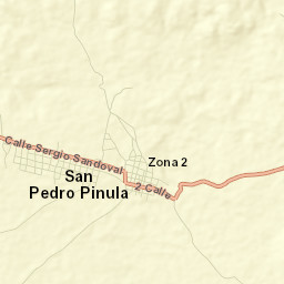 San Pedro Pinula Street Map