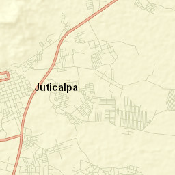 Juticalpa Street Map