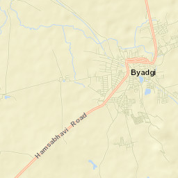 Byadgi Street Map
