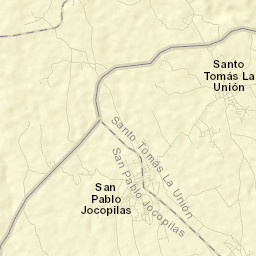 Santo Tomás La Unión Street Map