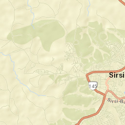 Sirsi Street Map