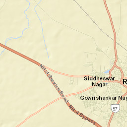 Ranibennur Street Map