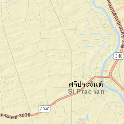 Amphoe Si Prachan Street Map