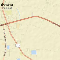 Amphoe Prasat Street Map