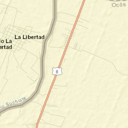 La Libertad Street Map