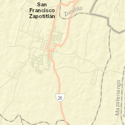 San Francisco Zapotitlán Street Map
