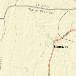 San Pablo Jocopilas Street Map