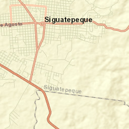 Siguatepeque Street Map
