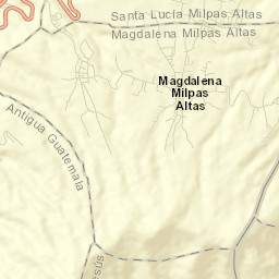 Magdalena Milpas Altas Street Map