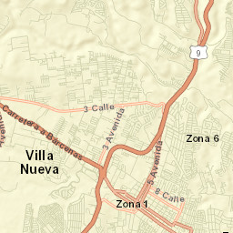 Villa Nueva Street Map