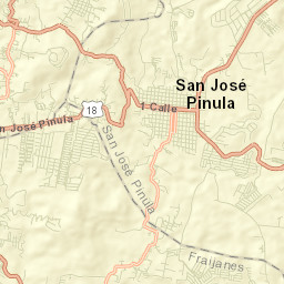 San José Pinula Street Map