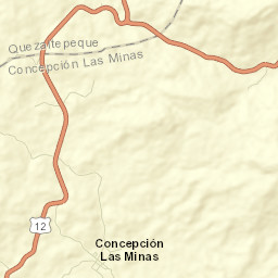 Concepción Las Minas Street Map