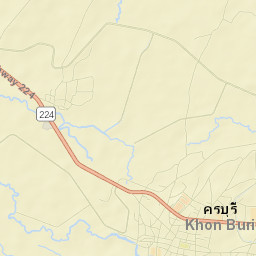 Khon Buri Street Map