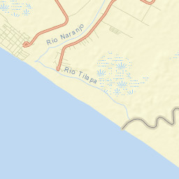 Ocós Street Map