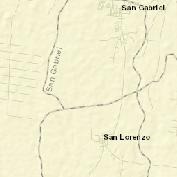 San Gabriel Street Map