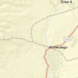 Alotenango Street Map