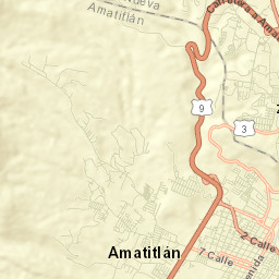 Amatitlán Street Map