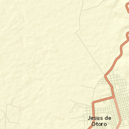 Jesús de Otoro Street Map