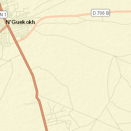 Nguékhokh Street Map
