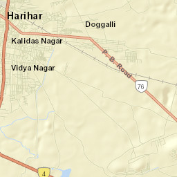 Harihar Street Map