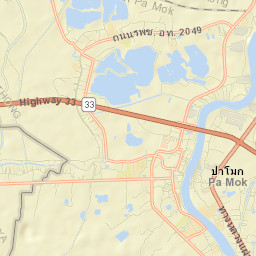 Amphoe Pa Mok Street Map