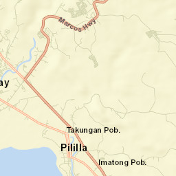 Pililla Street Map