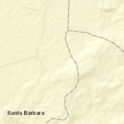 Santa Bárbara Street Map