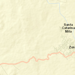 Santa Catarina Mita Street Map