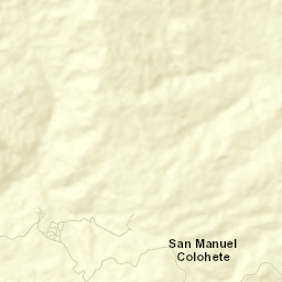 San Manuel Colohete Street Map