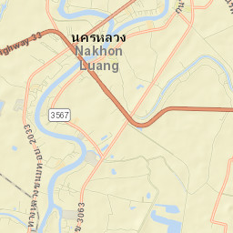 Amphoe Nakhon Luang Street Map