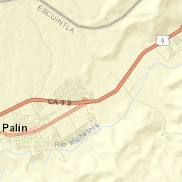 Palín Street Map