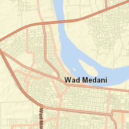 Wad Medani Street Map