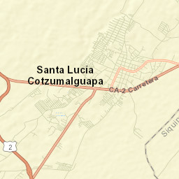 Santa Lucía Cotzumalguapa Street Map