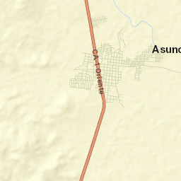 Asunción Mita Street Map