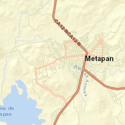 Metapán Street Map