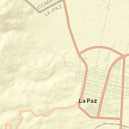 La Paz Street Map