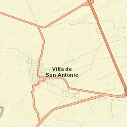 Villa de San Antonio Street Map