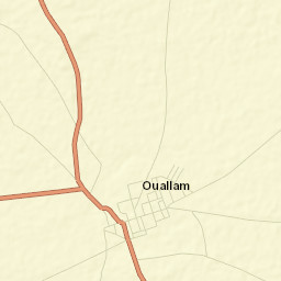 Ouallam Street Map