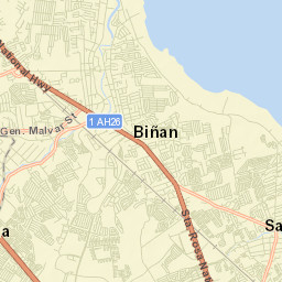 Santa Rosa Street Map