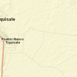 Tiquisate Street Map