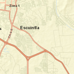 Escuintla Street Map