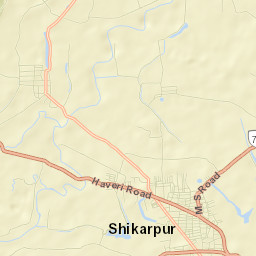 Shikarpur Street Map