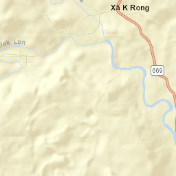 Huyện KBang Street Map